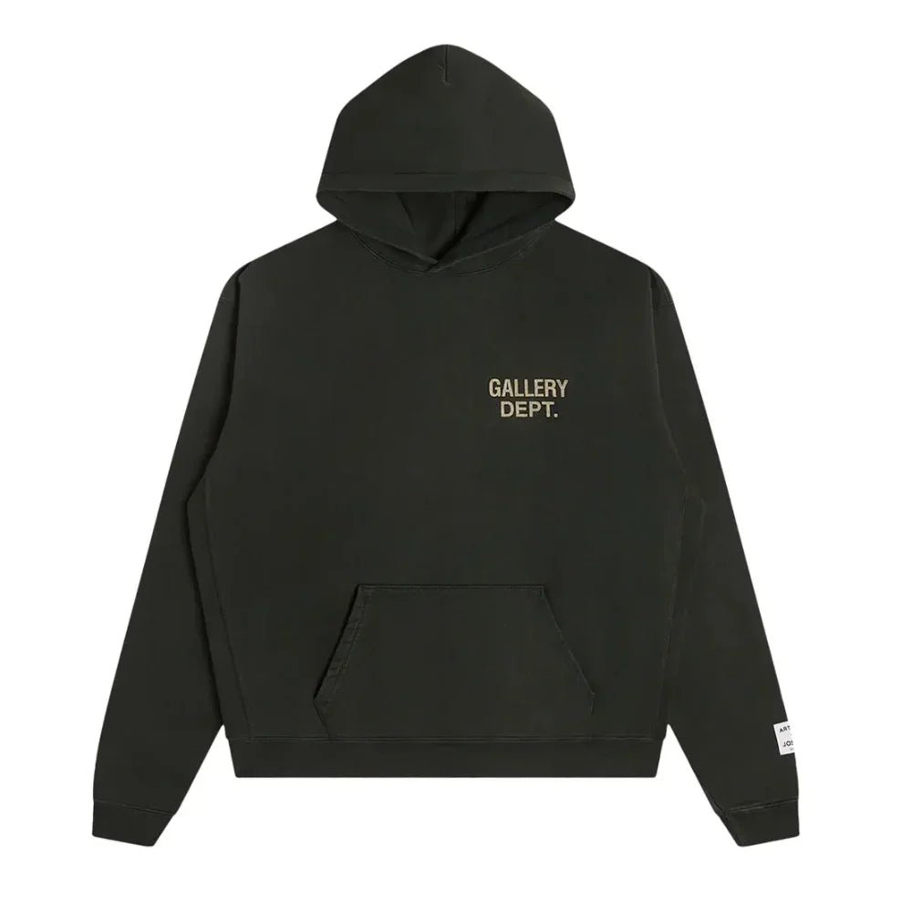 Gallery Dept. 90s GD Logo Hoodie Vintage Black