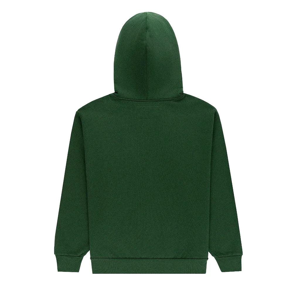 Sp5der Og Web Studded Zip Hoodie Green