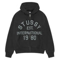 Stussy Established Zip Hoodie Black